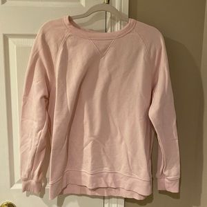 old navy baby pink sweatshirt large and comfy